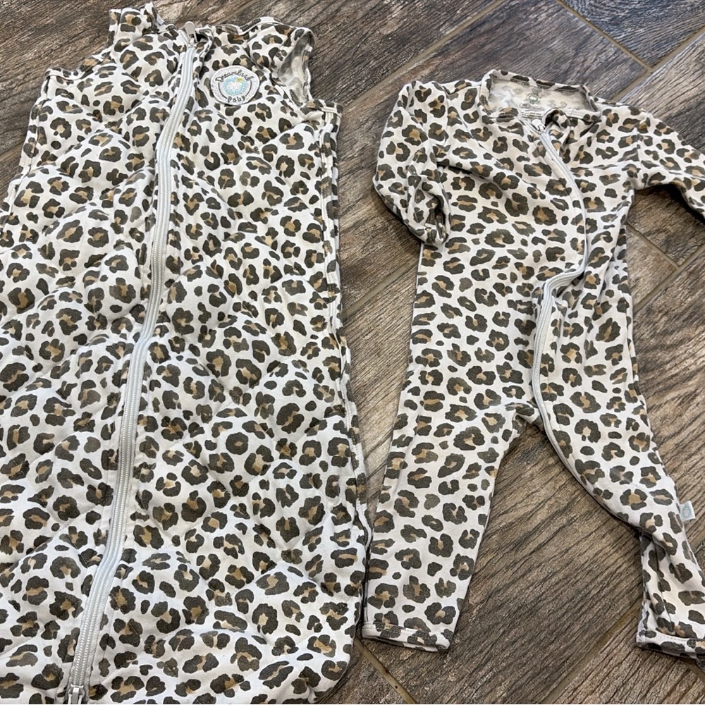 Leopard Print Kids Pajamas